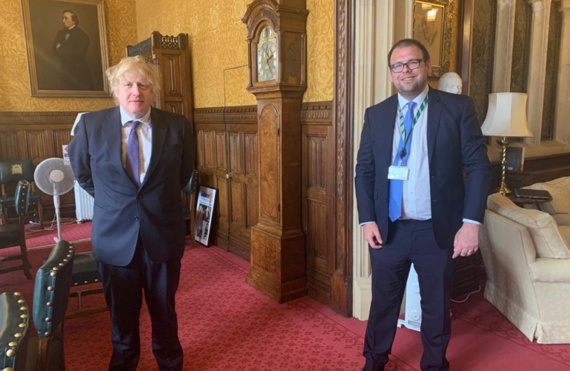 Mark met with Boris Johnson 