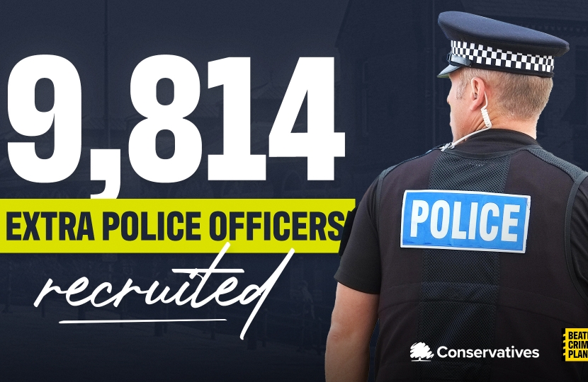 Nearly 10,000 new police officers recruited