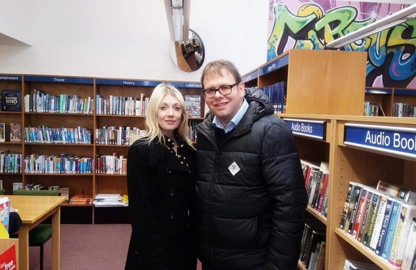 Mark Fletcher MP was with councillor Natalie Hoy when attending the consultation meeting