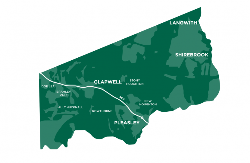 Map of Shirebrook