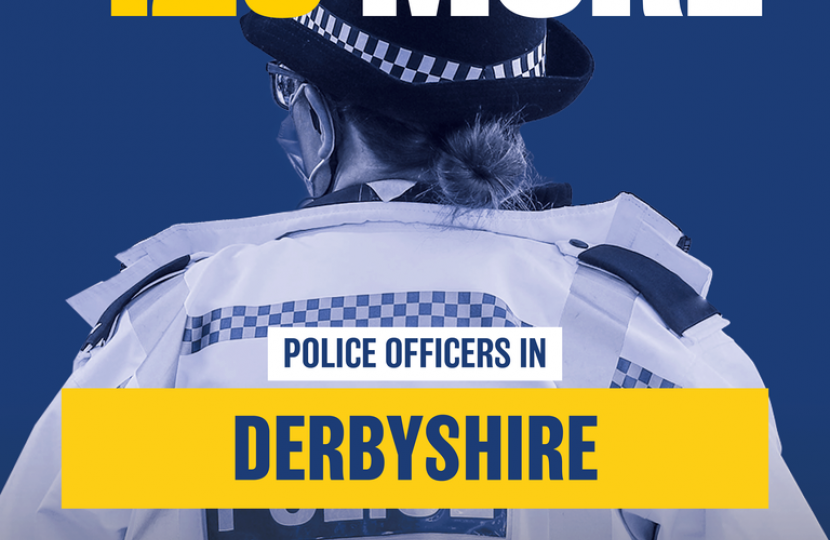 125 more police officers in Derbyshire