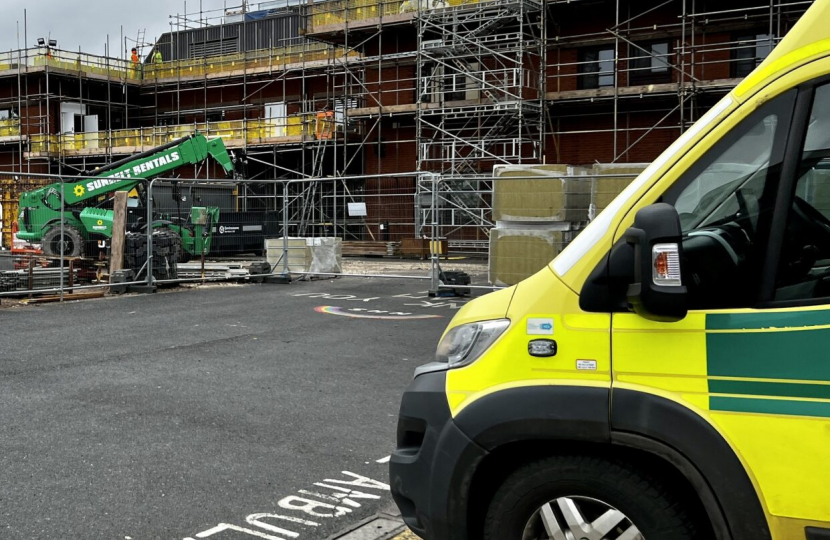 Construction of the new Emergency Care Village at Bassetlaw Hospital