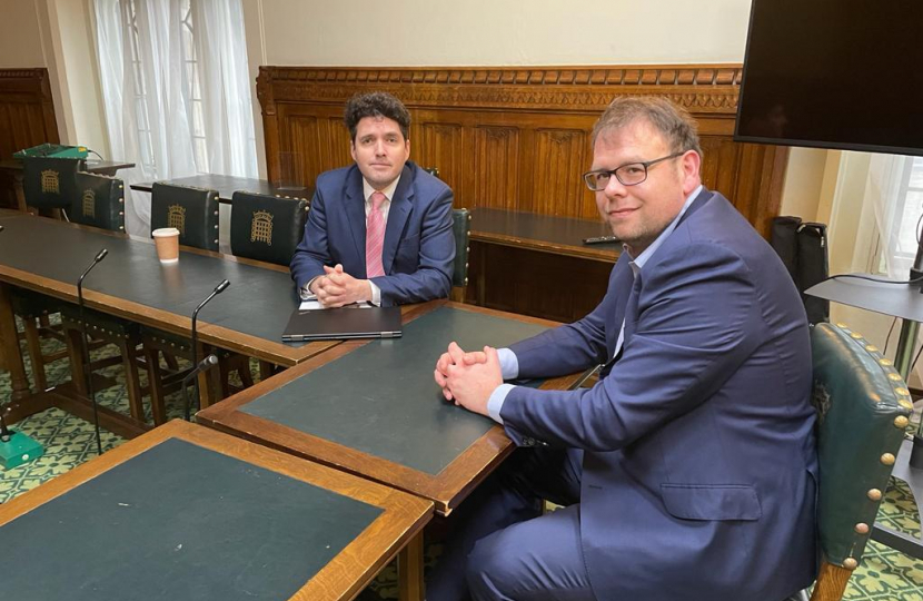 Mark Fletcher MP meeting with Rail Minister Huw Merriman MP
