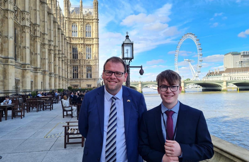 Mark and Joe in Westminster
