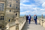 Mark and Oliver Dowden at Bolsover Castle