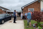 Mark Meeting with residents in Hilcote