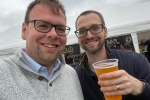 Mark Fletcher and Husband at the Bolsover Beer Festival