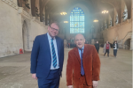 Mark Fletcher and Robert Halfon in Westminster Hall