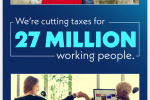 Tax cuts poster 27 million