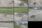 picture of potholes in clowne